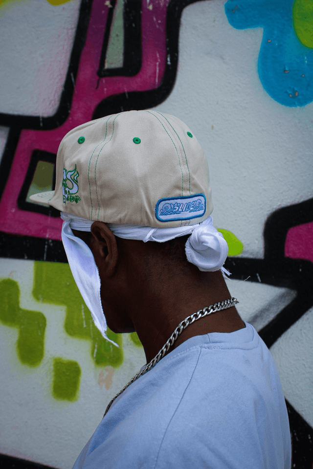 GREEN'N CREAM HAT